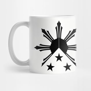 Tribal Philippines Filipino Sun and Stars Flag by AiReal Apparel Mug